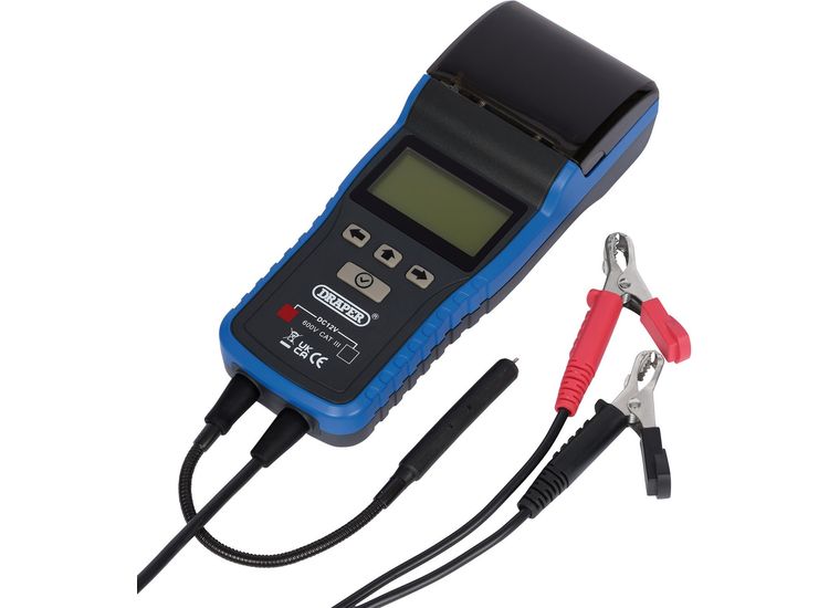 Draper 23707 12V Digital Brake Fluid Tester with Printer
