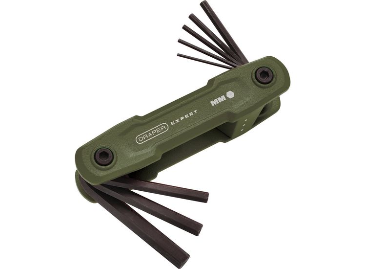 Draper 31109 Draper Expert Metric Folding Hex Key Set (8 Piece)