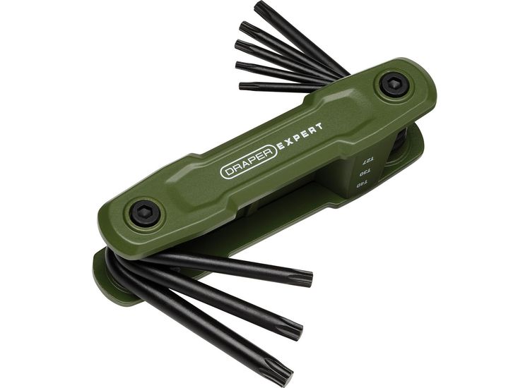 Draper 31111 Draper Expert TX-STAR&amp;#174; Folding Key Set (8 Piece)