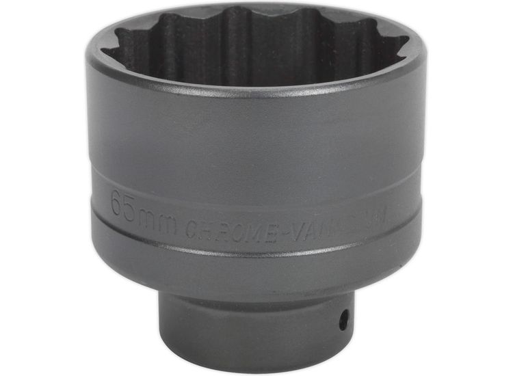 Sealey SX0150 Impact Socket 65mm 12-Point 3/4"Sq Drive