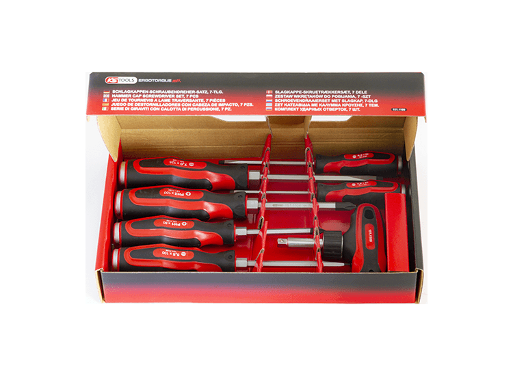 KS TOOLS 'ERGOTORQUEmax<sup>&amp;reg;</sup>' Impact Screwdriver Set