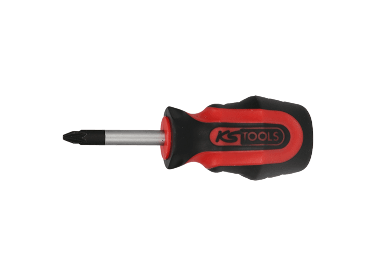KS TOOLS 'ERGOTORQUEplus<sup>&amp;reg;</sup>' Stubby Screwdriver - POZIDRIV<sup>&amp;reg;</sup>