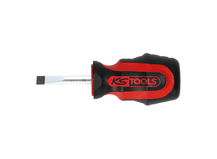KS TOOLS 'ERGOTORQUEplus<sup>&amp;reg;</sup>' Stubby Screwdriver - Slotted