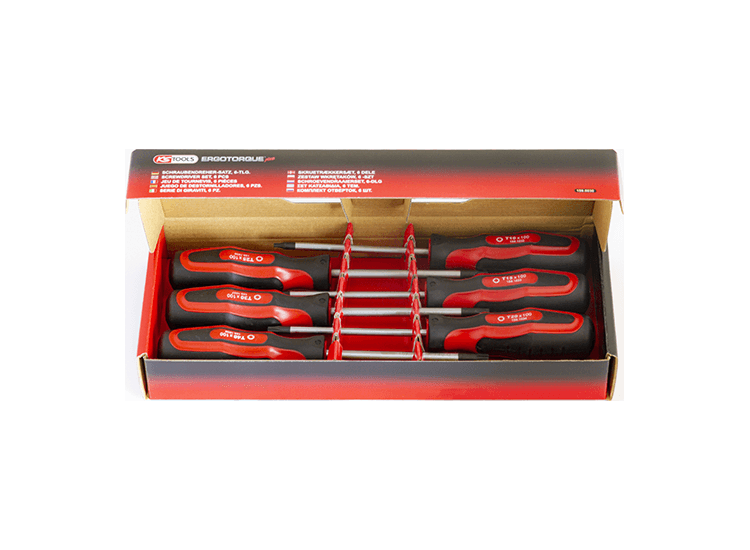 KS TOOLS 'ERGOTORQUEplus<sup>&amp;reg;</sup>' TORX<sup>&amp;reg;</sup> Screwdriver Set