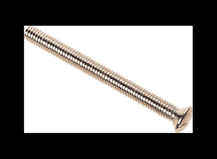 Dencon Switch/Socket Plate Screws, Nickle Plated
