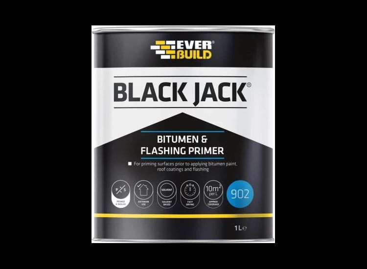 Everbuild Sika Black Jack® 902 Bitumen &amp; Flashing Primer