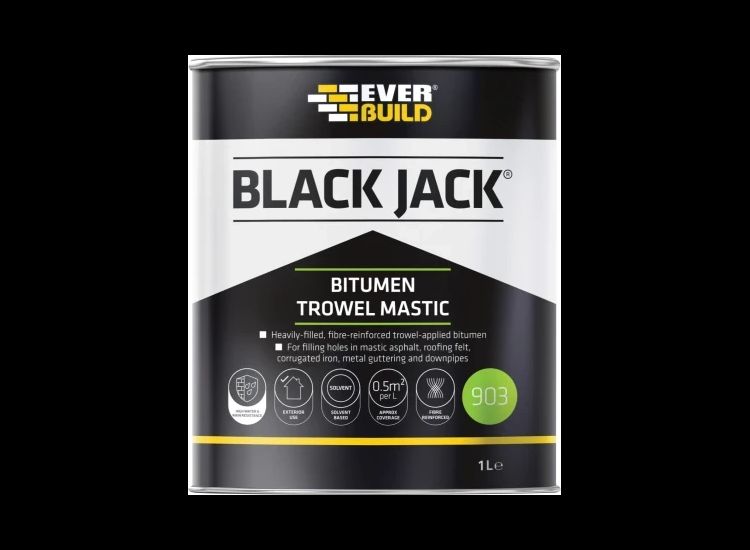 Everbuild Sika Black Jack® 903 Bitumen Trowel Mastic