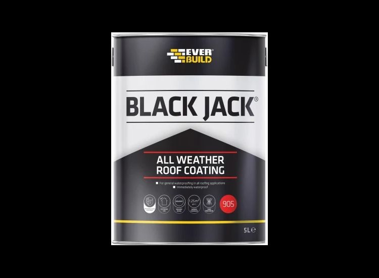 Everbuild Sika Black Jack® 905 All Weather Roof Coating 5 litre
