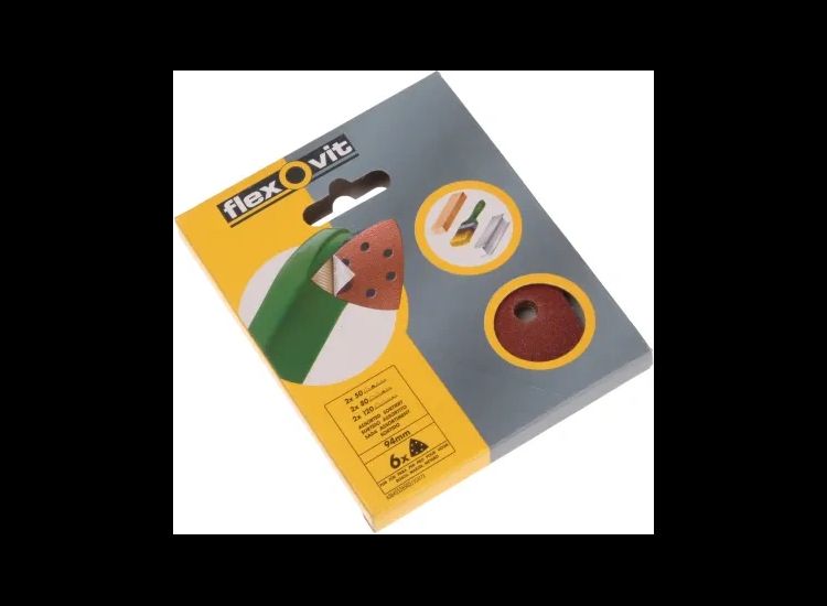 Flexovit Delta Hook &amp; Loop Sheets