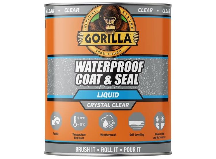 Gorilla Glue Waterproof Coat &amp; Seal Liquid Rubber Coating