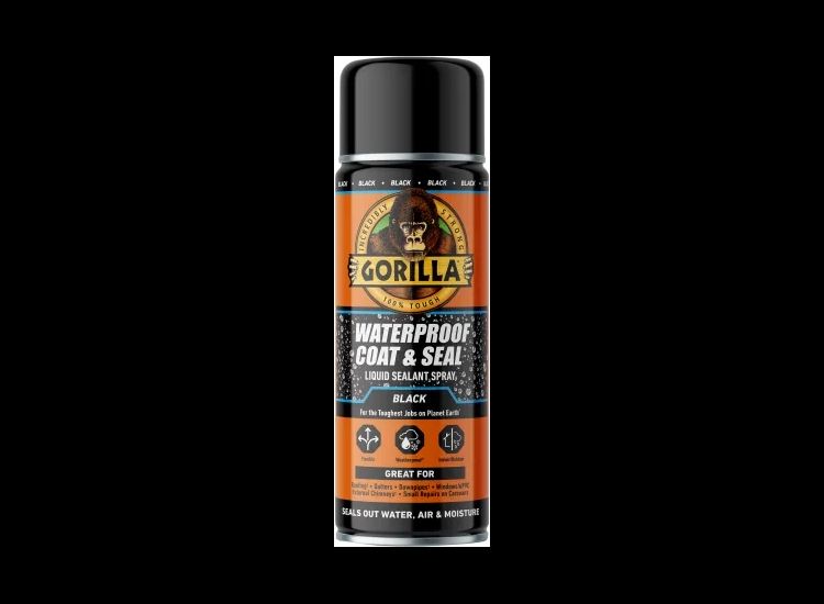 Gorilla Glue Waterproof Coat &amp; Seal Spray Black 450ml