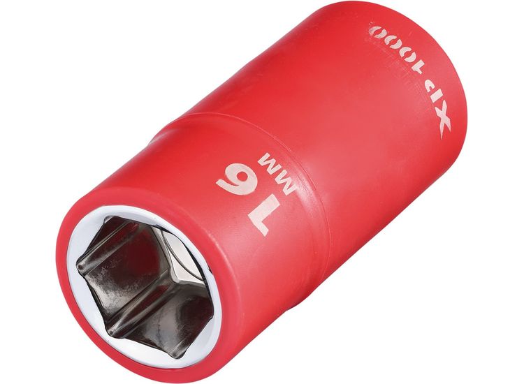 Draper 17809 XP1000&amp;#174; VDE Socket, 1/2" Sq. Dr., 16mm