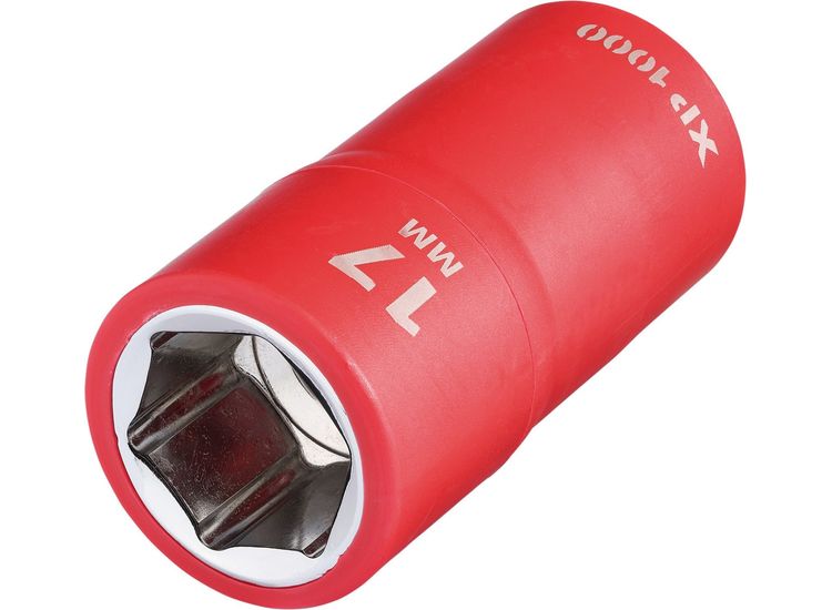 Draper 17841 XP1000&amp;#174; VDE Socket, 1/2" Sq. Dr., 17mm