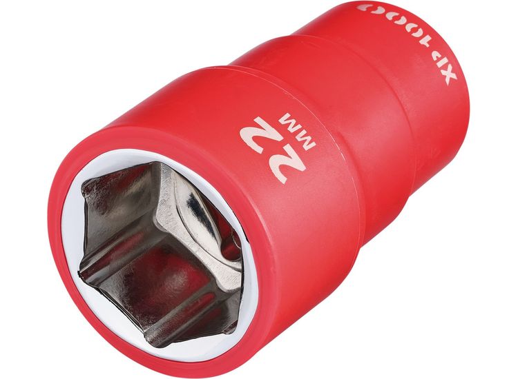Draper 18041 XP1000&amp;#174; VDE Socket, 1/2" Sq. Dr., 22mm