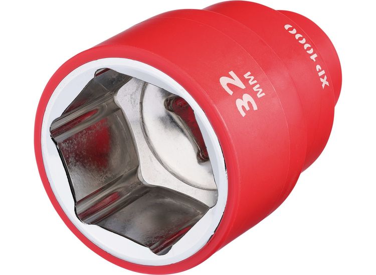 Draper 18046 XP1000&amp;#174; VDE Socket, 1/2" Sq. Dr., 32mm