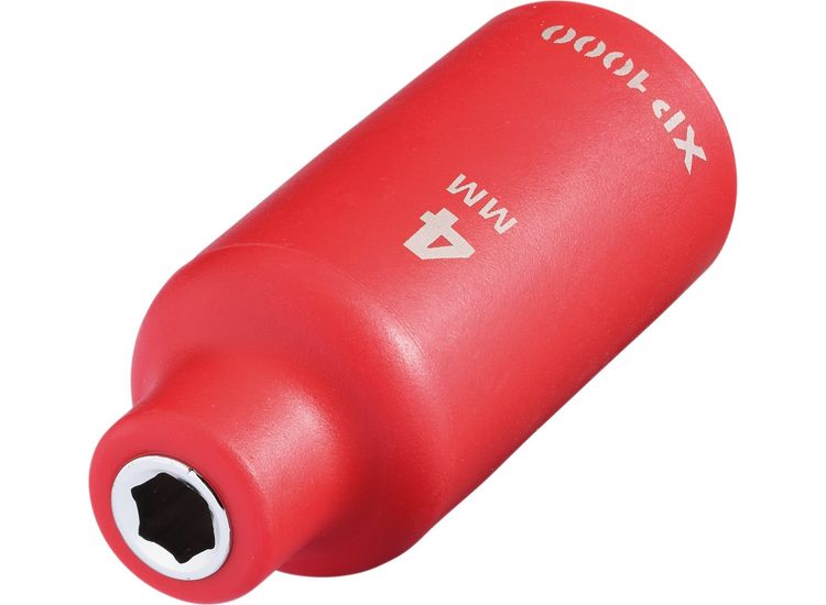 Draper 18121 XP1000&amp;#174; VDE Socket, 1/4" Sq. Dr., 4mm