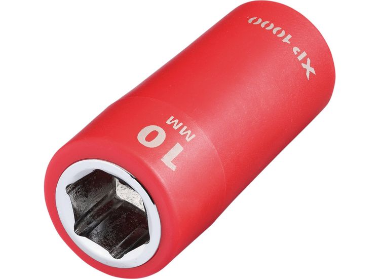 Draper 18786 XP1000&amp;#174; VDE Socket, 1/4" Sq. Dr., 10mm