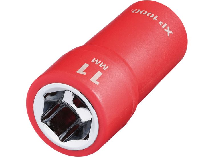 Draper 18794 XP1000&amp;#174; VDE Socket, 1/4" Sq. Dr., 11mm