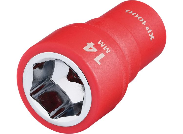 Draper 18827 XP1000&amp;#174; VDE Socket, 1/4" Sq. Dr., 14mm