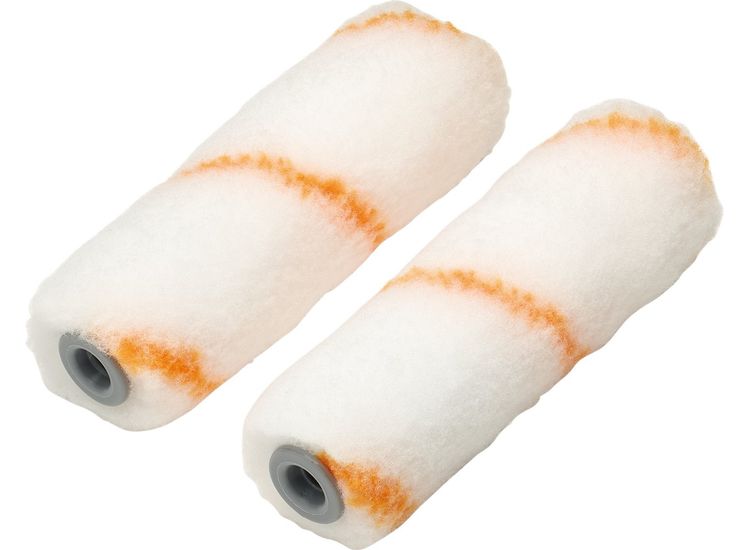 Draper 20798 Medium Pile Polyester Roller Sleeves, 4"/100mm (Pack of 2)