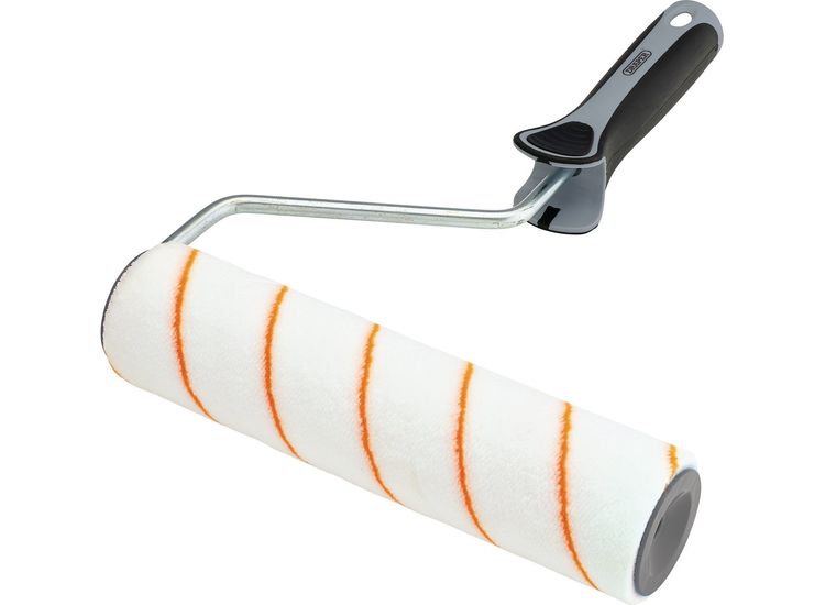 Draper 20880 Short Pile Polyester Paint Roller with Soft Grip Handle, 9"/230mm