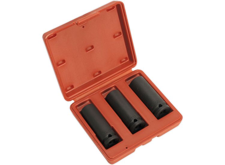 Sealey SX043 Impact Socket Set 3pc Deep 1/2"Sq Drive
