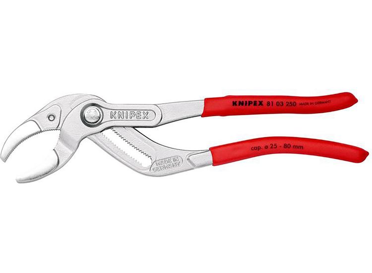 Draper 25661 KNIPEX 81 03 250 SB Siphon and Connector Pliers, 250mm (self-service card/blister)