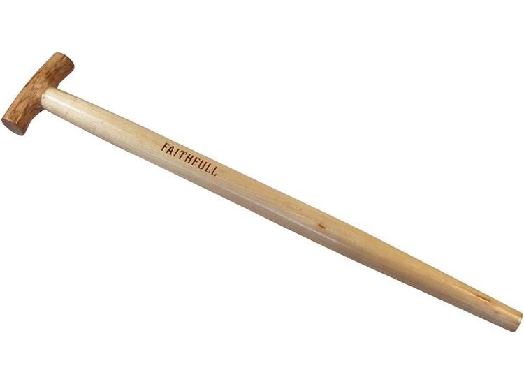 Faithfull FSC Ash T Handle Straight Taper 28in