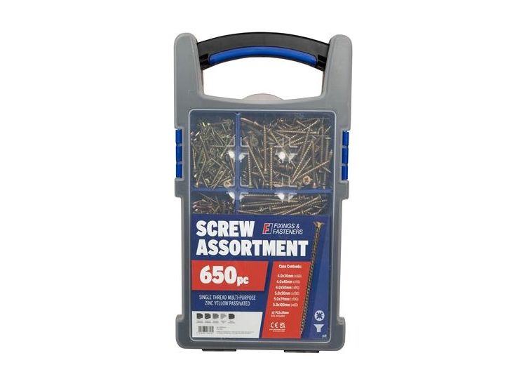 ForgeFix Multi-purpose Screw Organiser 650 Piece