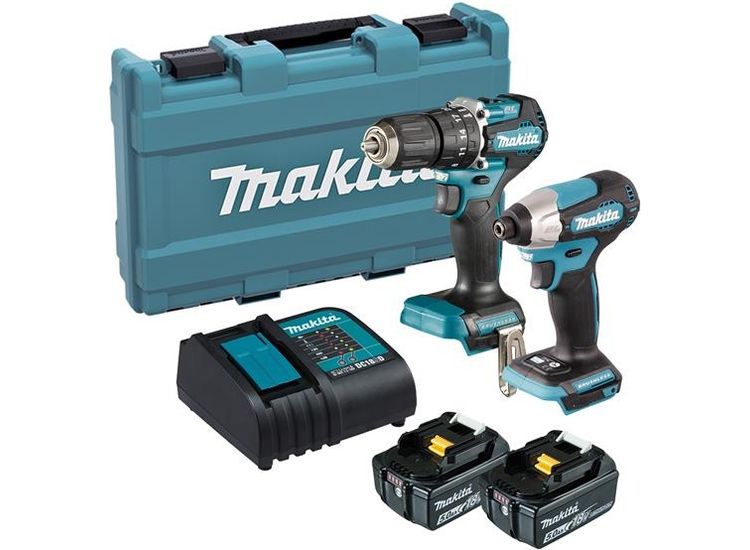 Makita DLX2414ST Combi Kit 18V 2 x 5.0Ah Li-ion