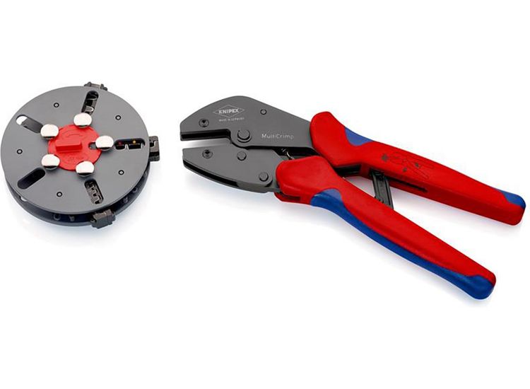 Draper 22246 KNIPEX 97 33 01 MultiCrimp&amp;#174; Lever Action Crimping Pliers, 0.25 6.0 mm&amp;sup2; Capacity, 250mm
