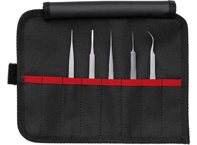 Draper 26099 KNIPEX 92 00 02 Precision Tweezers Set, 5 Parts