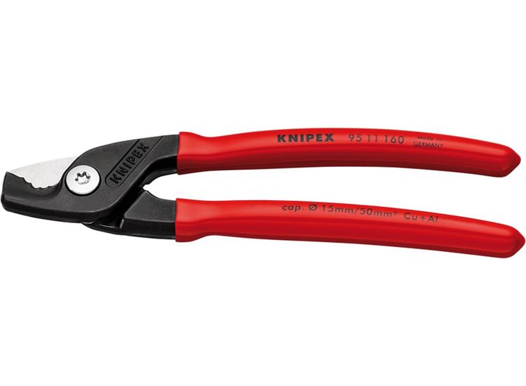 Draper 26107 KNIPEX 95 11 160 SB StepCut&amp;#174; Cable Shears, 160mm
