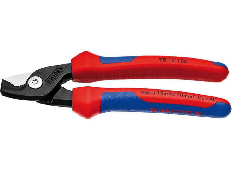 Draper 26112 KNIPEX 95 12 160 SB StepCut&amp;#174; Cable Shears, 160mm