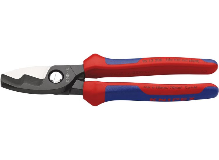 Draper 26113 KNIPEX 95 12 200 SB Cable Shears with Twin Cutting Edge, 200mm