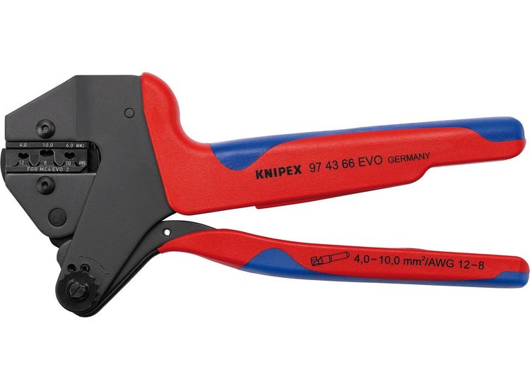 Draper 26137 KNIPEX 97 43 66 EVO Crimp System Pliers, 200mm