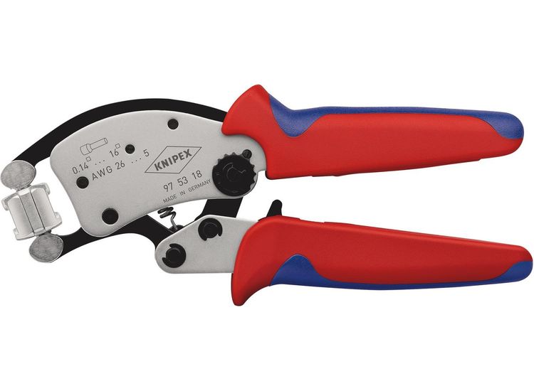 Draper 26142 KNIPEX 97 53 18 SB Twistor16&amp;#174; Self-Adjusting Crimping Pliers, 200mm