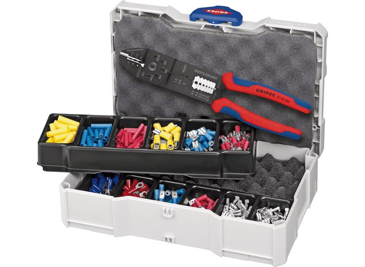 Draper 26150 KNIPEX 97 90 25 Crimp Assortment for Cable Connectors, 1 x 97 22 240, 13 Parts, 265mm