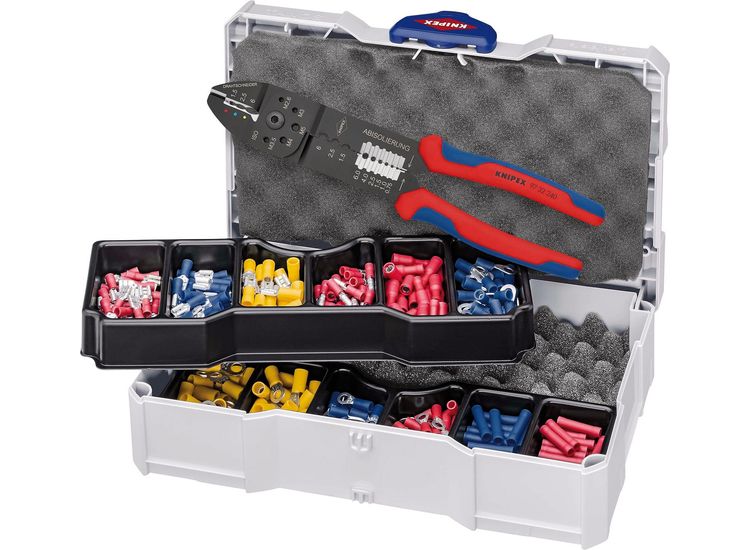 Draper 26151 KNIPEX 97 90 26 Crimp Assortment for Cable Connectors, 1 x 97 22 241, 13 Parts, 265mm