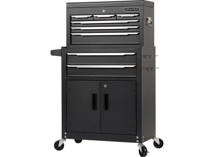 Draper 30681 Combined Roller Cabinet and Tool Chest, 8 Drawer, 24"
