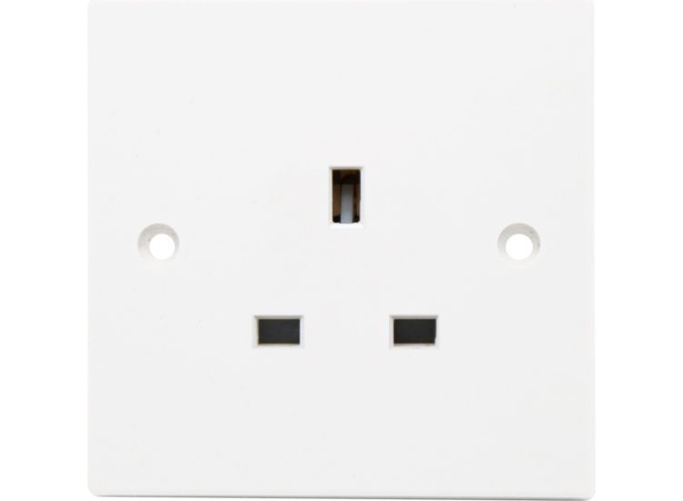 Securlec SL9491 Square 1g Unswitched Socket