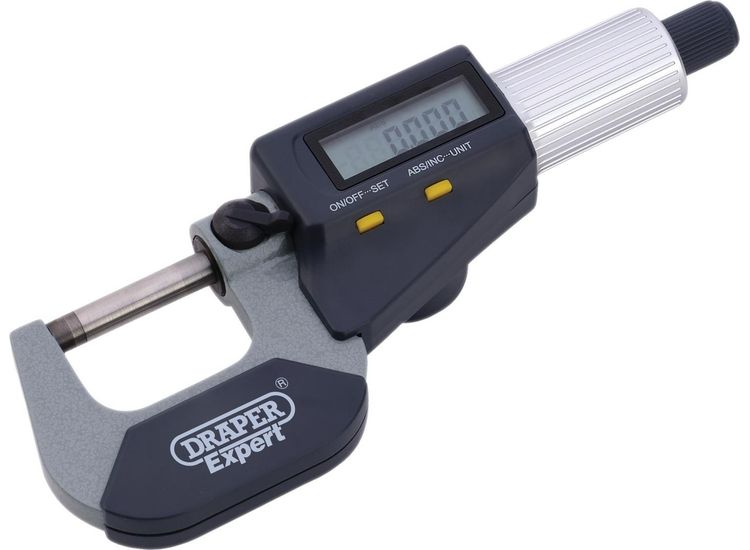 Draper 10958 Draper Expert Digital External Micrometer, 0-25mm