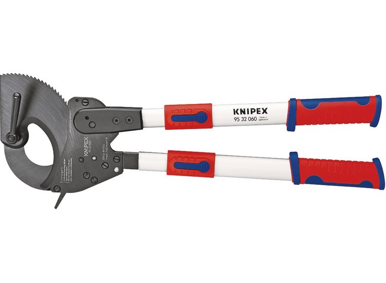 Draper 26125 KNIPEX 95 32 060 Cable Cutter, Ratchet Action with Telescopic handles 630mm