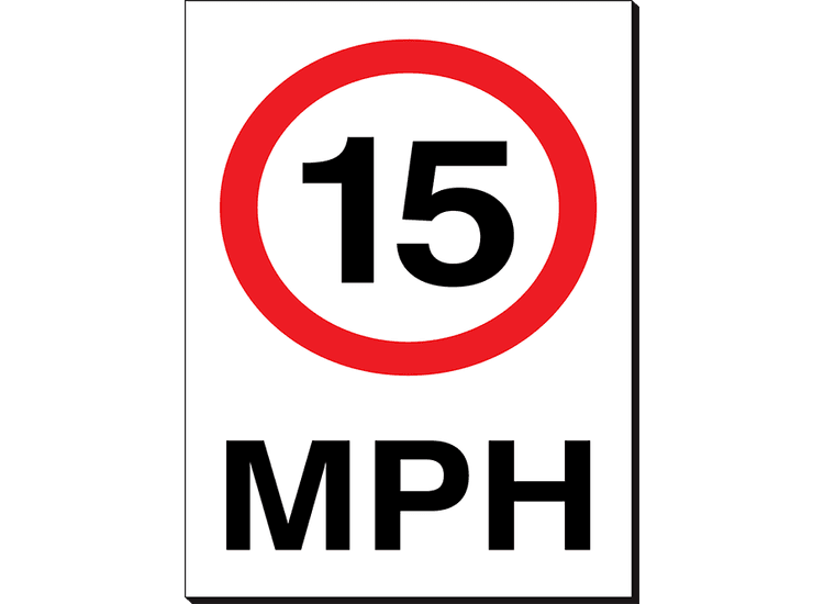 15 MPH - 240 x 360 mm
