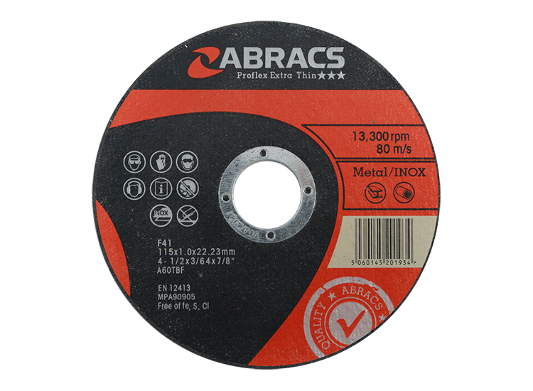 ABRACS 'Proflex' Extra Thin Flat Cutting Discs INOX