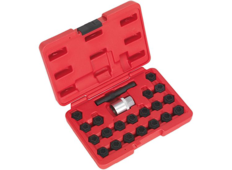 Sealey SX207 Locking Wheel Nut Key Set 22pc - BMW