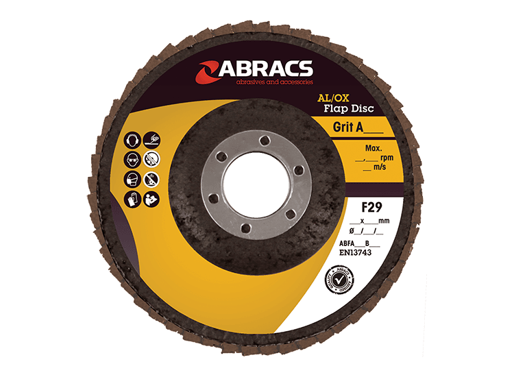 ABRACS Aluminium Oxide Flap Discs