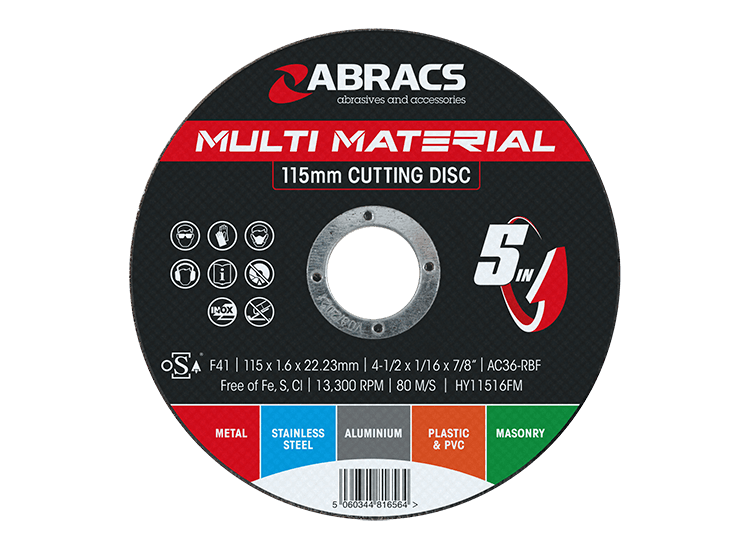 ABRACS Hybrid '5 in 1' Multi Material Cutting Discs