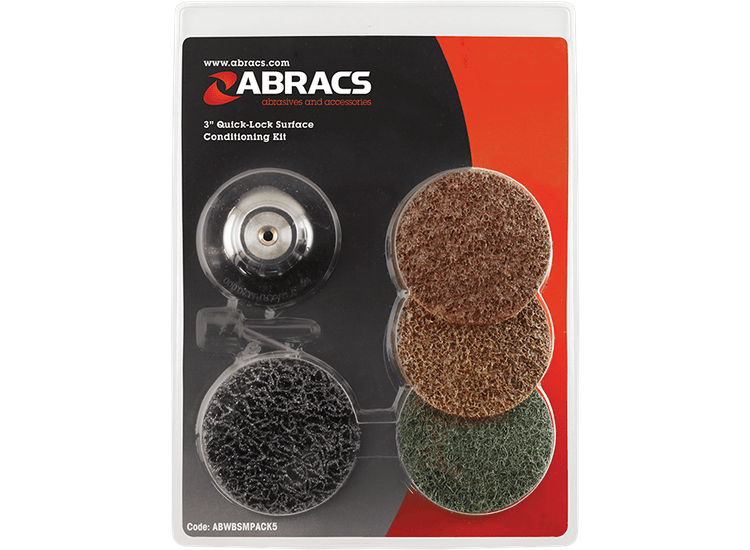 ABRACS Roloc Surface Conditioning Kit - 75 mm