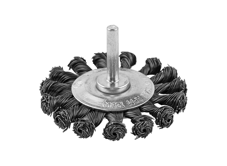 ABRACS Spindle Mounted Wire Brush - Twist Knot